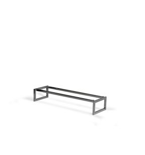 Cadre réhausseur pour plateau de présentation inox 53x16,3x10 cm Flow Craster