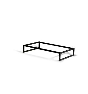 Cadre réhausseur pour plateau de présentation acier noir 53x32,5x9,95 cm Flow Craster