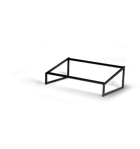 Cadre réhausseur pour plateau de présentation acier noir 53x32,5x18,2 cm Flow Craster
