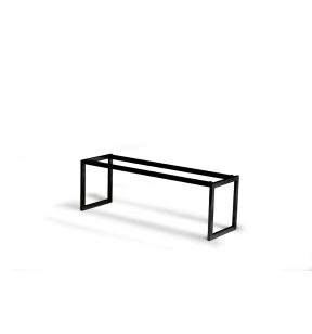 Cadre réhausseur pour plateau de présentation acier noir 53x16,3x18,5 cm Flow Craster