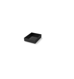 Caisse bois noir 32,5x26,5x7,5 cm Flow Craster