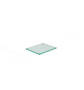 Plateau de présentation verre 32,5x26,5 cm Flow Craster