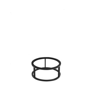 Rehausseur acier noir Ø 21,8 cm 9,5 cm Tilt Craster