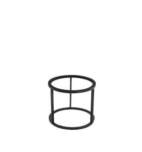 Rehausseur acier noir Ø 25 cm 18 cm Tilt Craster