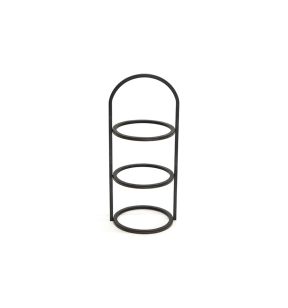 Rehausseur acier noir Ø 21,8 cm 24,2x21x55,3 cm Tilt Craster