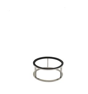 Rehausseur inox Ø 21,8 cm 9,5 cm Tilt Craster