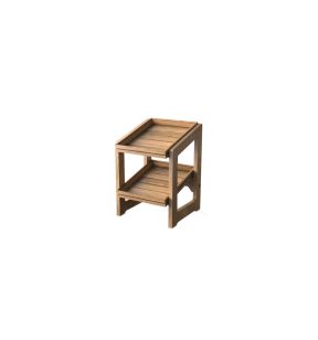 étagère chêne 30,9x32,3x44,1 cm Flow Craster