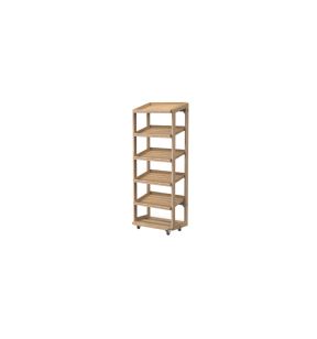 étagère chêne 57,4x40x145,9 cm Flow Craster
