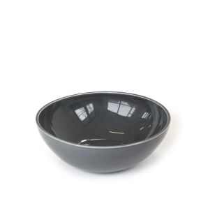 Bol porcelaine gris Ø 28,5 cm 10 cm Tilt Craster