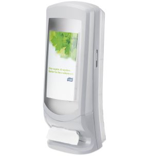 Distributeur de serviettes gris 29,9x29,5x59,4 cm N4 Tork