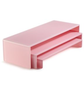 Set van 3 displays Nacryl® roze xx12 Mealplak