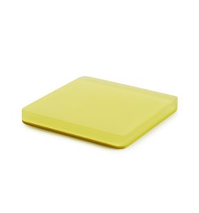 Gebakdoos vierkant geel Nacryl® 8 Mealplak Revol