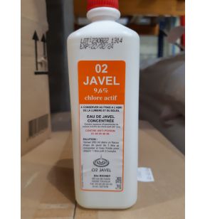 Cruchon javel 9,6% 250 ml 30 doses (30 pièces)