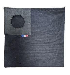 Liteau à enfiler noir coton Demilys Sonolys