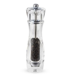 Moulin à poivre transparent Ø 5,9 cm 23 cm Vittel Peugeot Saveurs