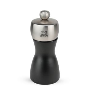 Moulin à sel noir Ø 5,2 cm 12,3 cm Fidji Peugeot Saveurs