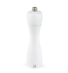 Moulin à sel blanc Ø 5,5 cm 21 cm Tahiti Peugeot Saveurs