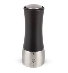 Moulin à sel marron Ø 6,1 cm 15,7 cm Madras Peugeot Saveurs