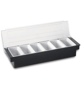 Kruidendoos plastic zwart xx11 With cover Pro.cooker