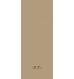 Pochette marron en non tissé 40x33 cm Duniletto Duni (65 pièces)