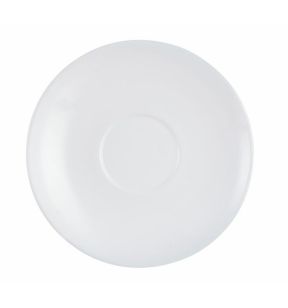 Sous-tasse à expresso rond blanc verre opal Ø 11,2 cm Restaurant Arcoroc