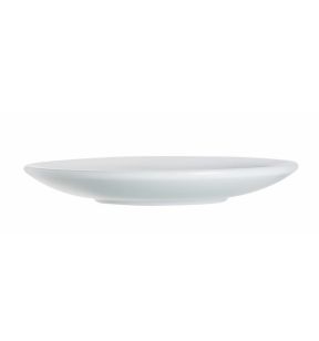 Sous-tasse à expresso rond blanc verre opal Ø 13 cm Restaurant Arcoroc