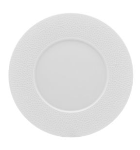Assiette plate rond blanc porcelaine Ø 28,5 cm L' Fragment Degrenne