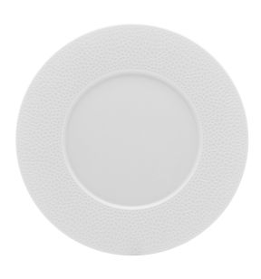Assiette à dessert rond blanc porcelaine Ø 24,4 cm L' Fragment Degrenne