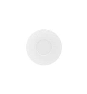 Sous tasse à café rond blanc porcelaine Ø 12,6 cm L' Fragment Degrenne