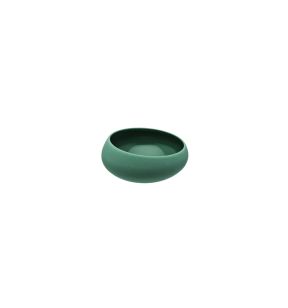 Cocotte sans couvercle rond argile verte en grès émaillé Ø 12 cm 4,5 cm Bahia Degrenne