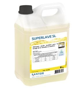 Détergent alcalin pour le lavage de la vaisselle en machine 6 KG Superlave Sl Santor