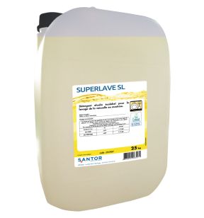 Détergent alcalin pour le lavage de la vaisselle en machine 23 KG Superlave Sl Santor