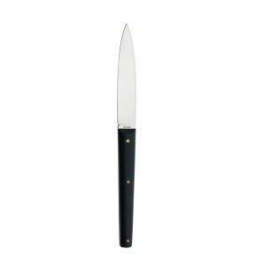 Couteau à steak gris anthracite en inox 13Cr 23 cm Mirage Degrenne