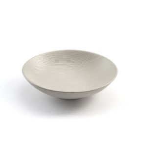 Assiette coupe creuse rond ivoire grès émaillé Ø 19 cm Magma Medard De Noblat