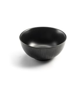 Bol rond noir grès émaillé 60 cl Ø 15 cm Magma Medard De Noblat