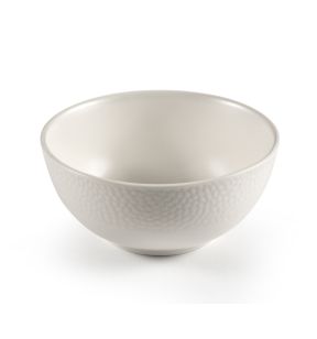 Kom rond ivoorkleurig geglazuurd aardewerk 60 cl Stone Medard De Noblat