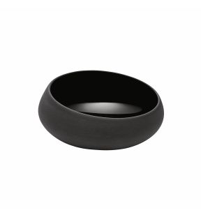 Bol rond noir grès émaillé Ø 12 cm Bahia Degrenne