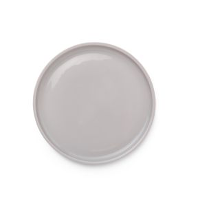 Assiette plate rond gris porcelaine Ø 18 cm La Vaisselle De L'econome Degrenne