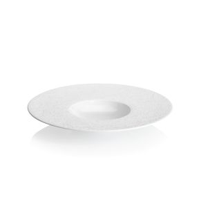 Assiette gourmet rond blanc porcelaine Ø 28 cm Collection L Couture Degrenne