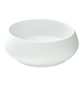 Saladier rond blanc grès émaillé Ø 28 cm Bahia Degrenne