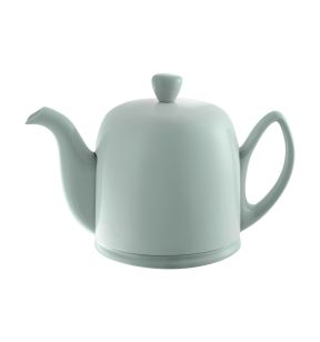 Theepot met deksel groen porselein Salam Degrenne