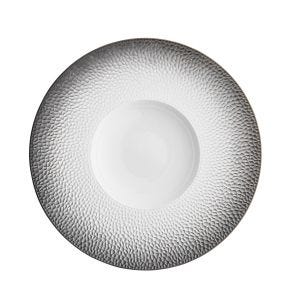 Assiette gourmet rond blanc porcelaine de limoges Ø 30 cm L' Fragment Degrenne