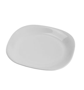 Assiette plate carré porcelaine pillénium 21x21 cm Regithermie Enova