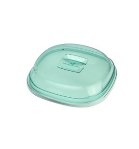 Couvre assiette carré vert polyamide 22 cm Regithermie