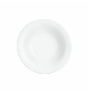 Coupelle rond blanc verre opal Ø 12 cm Restaurant Arcoroc