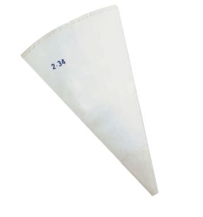 Zak plastic kegelvormig wit 45 Thermohauser