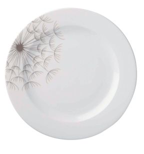 Assiette plate rond blanc porcelaine Ø 19 cm Intemporel Pro.mundi