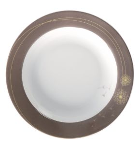Assiette creuse rond blanc porcelaine Ø 22,5 cm Intemporel Pro.mundi