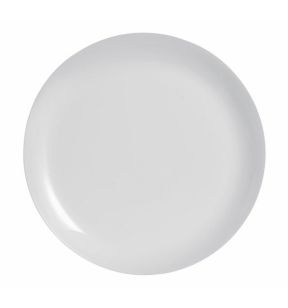 Assiette plate rond gris verre opal Ø 25 cm Evolutions  Arcoroc