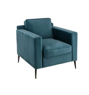 Fauteuil d'intérieur bleu pétrole 83x78x84 cm Arnold Flexmob